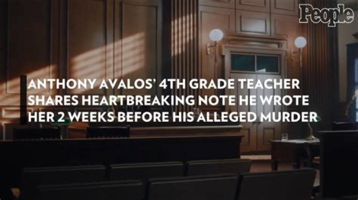 
Anthony Avalos’ 4th Grade Teacher Shares Heartbreaking Note He Wrote Her 2 Weeks Before His Alleged Murder 
